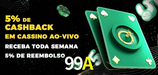 Promoções do cassino ao Vivo 99A